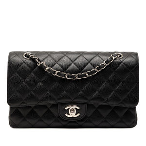 Pre-Loved Chanel Medium Classic Caviar Double Flap